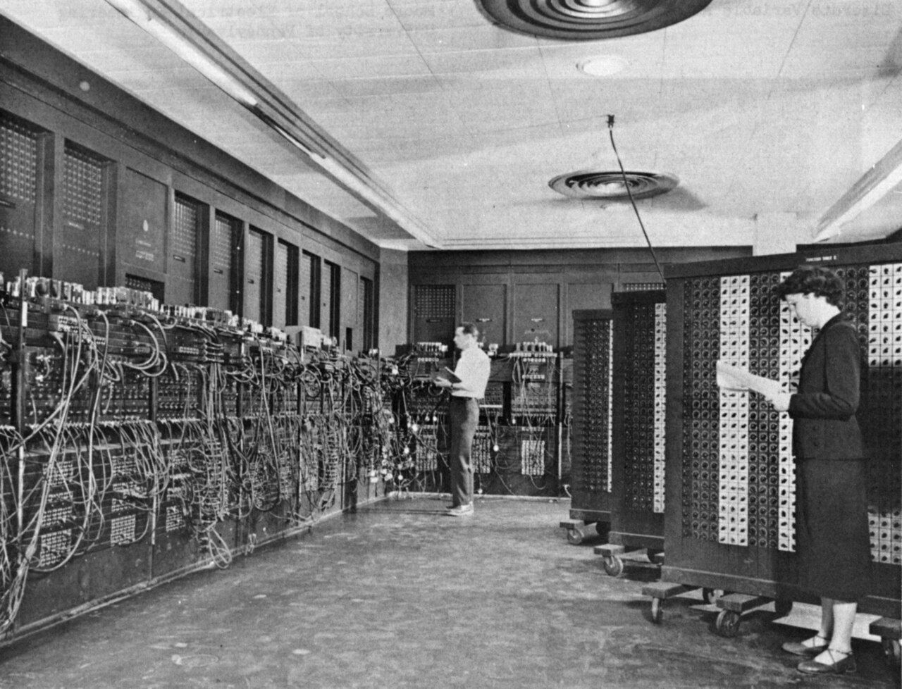 Photo de l'ENIAC à Philadelphie